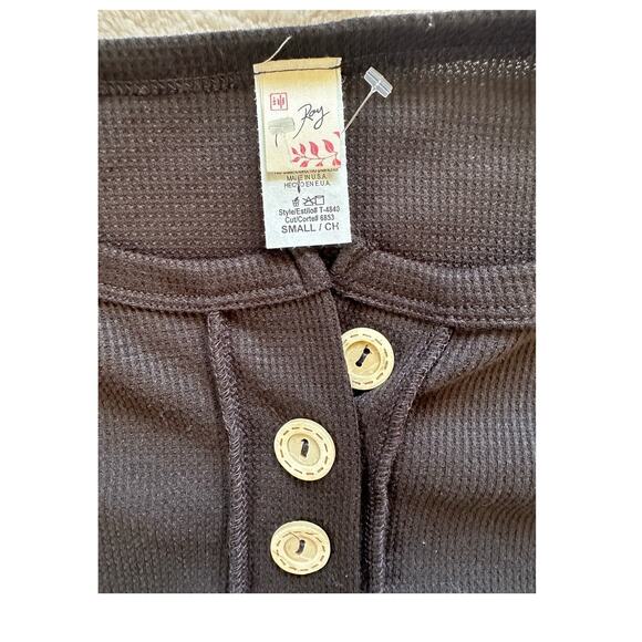 Ray Waffle Knit LS Shirt Size Small NWOT - Picture 3 of 5